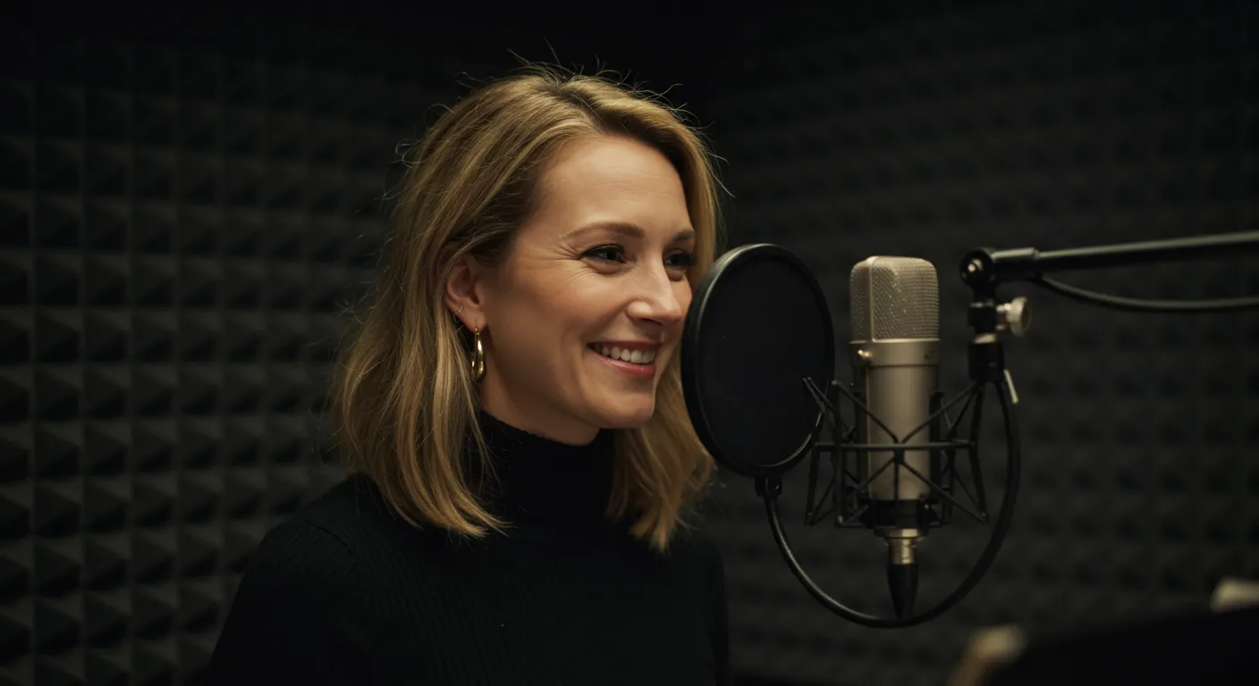 Kimberly will create a social media female voice over