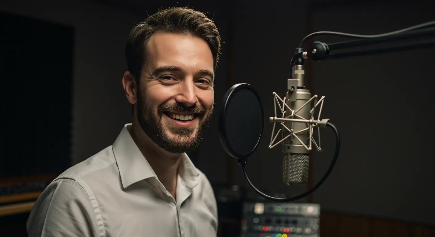 Dan will create a professional male voice over with performance directions
